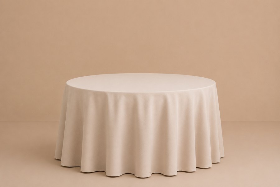 Mantel Beige — renta de mobiliario Cadi